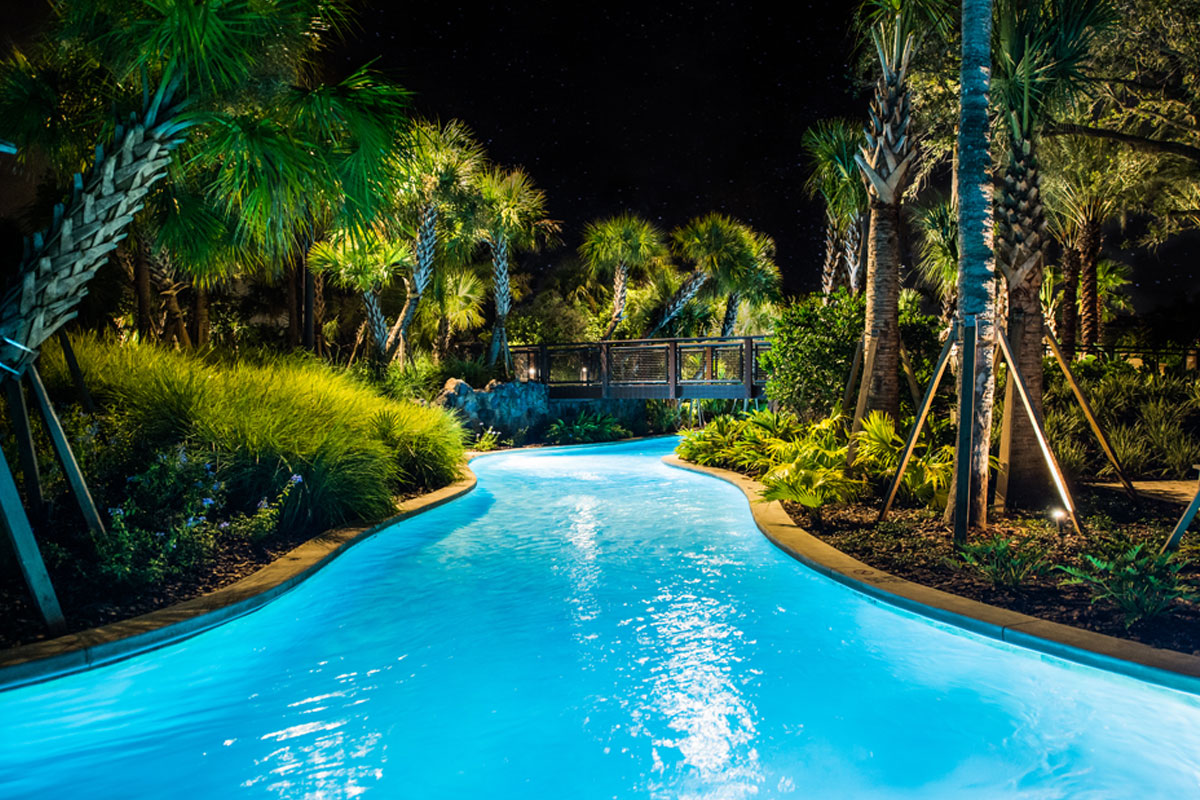 Four Seasons River Night